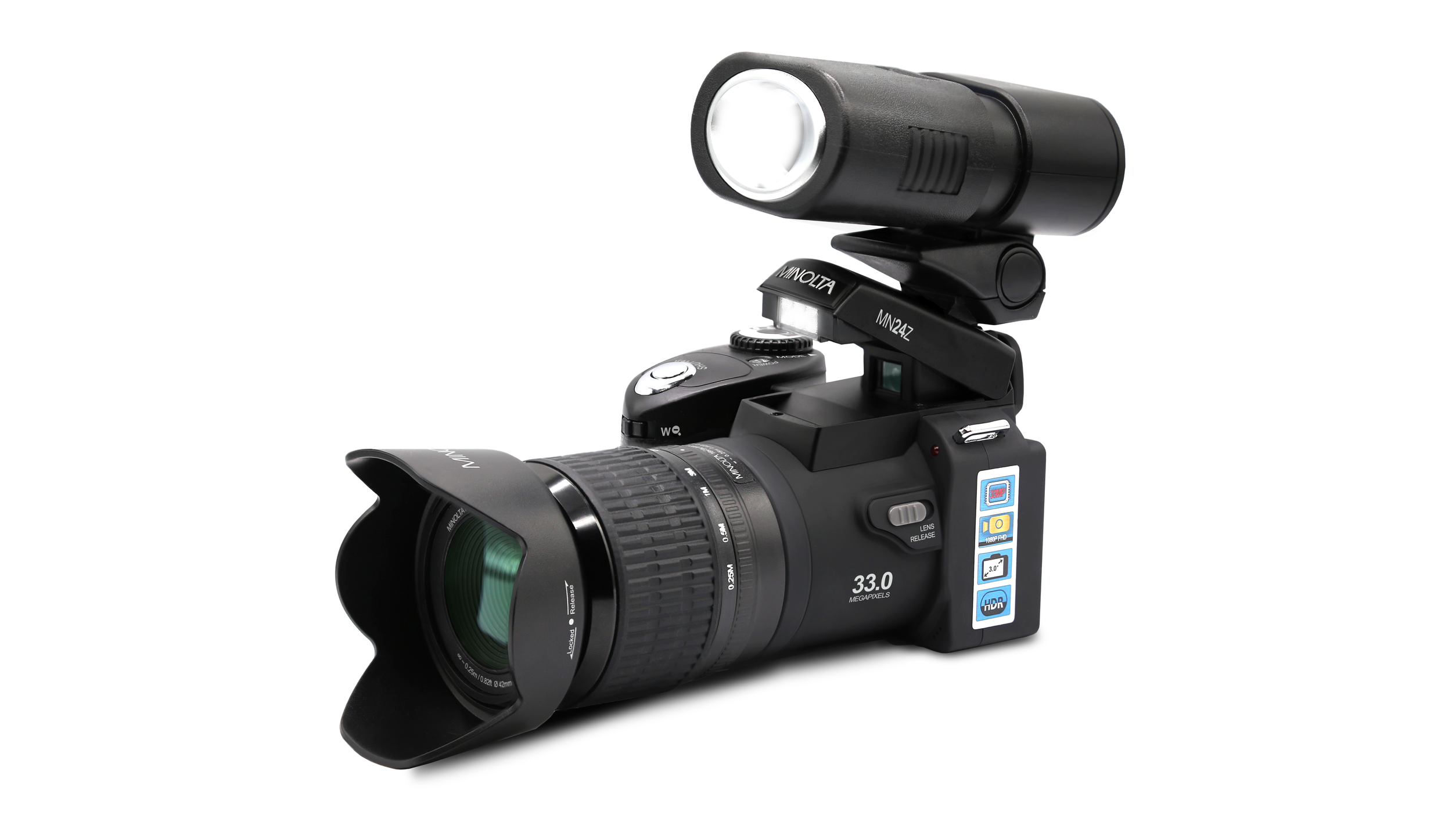 MN24Z 33 MP / 1080P HD Digital Camera w/Interchangeable Lens Kit